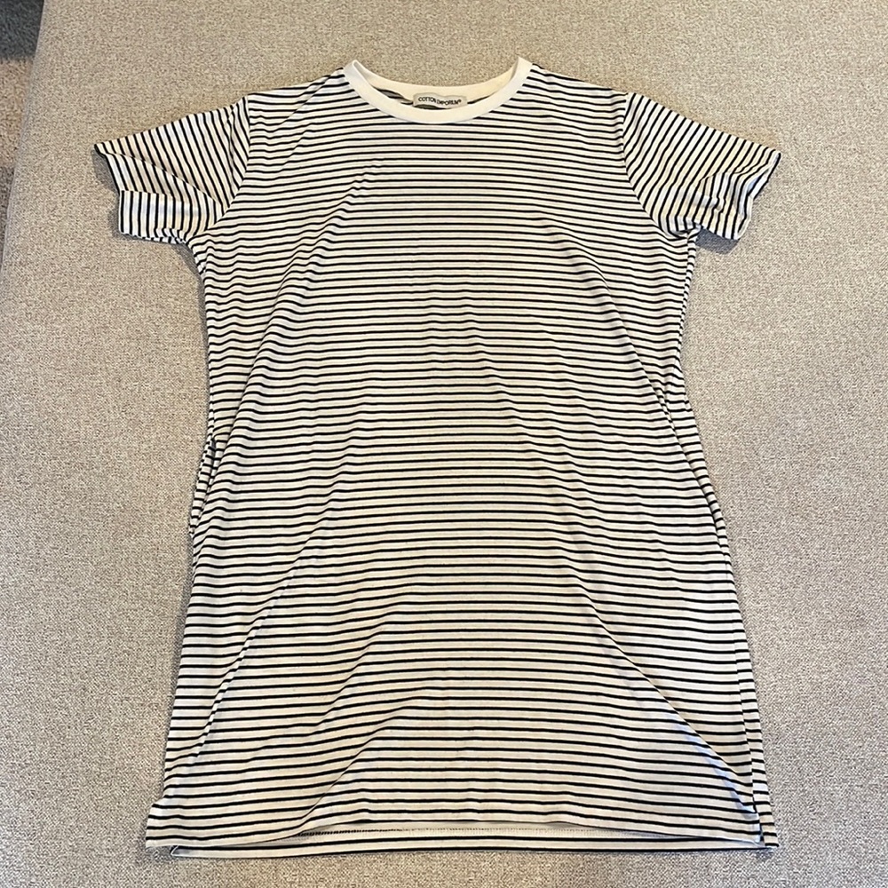 Cotton Emporium Striped T Shirt Dress